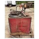 120 GALLON PORTABLE FUEL TANK WITH HOSE & PUMP -