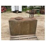BOWSER TURBINE 125 GALLON OIL CONTAINER WTH HAND