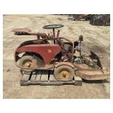 SUBURBAN CLEAN CUT 36" VINTAGE RIDING MOWER - NON
