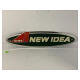 AVCO NEW IDEA METAL EMBOSSED IMPLEMENT EMBLEM -18