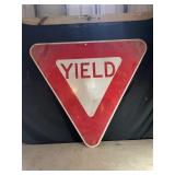 YIELD METAL ROAD SIGN - 54" X 48"