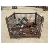 HEAVY DUTY METAL CRATE WITH MILK CRATES AND MORE