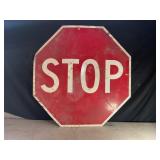STOP METAL ROAD SIGN - 48" X 48"