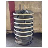 INDUSTRIAL 8 TIER REVOLVING PARTS TOOL BIN - 67'