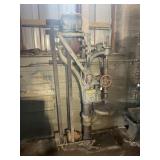 VINTAGE BELT DRIVE VERTICAL INDUSTRIAL DRILL PRESS