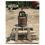 NATIONAL SPECIALTY CAST IRON SAUSAGE STUFFER WITH