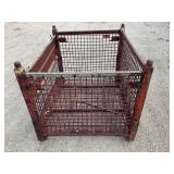 HEAVY DUTY INDUSTRIAL STACKABLE METAL CRATE - 38'