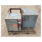 PAIR OF HOBART ACCU BATTERY CHARGERS - 36 VOLT -