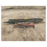 FENCE POST AND AUTOMOTIVE HITCH