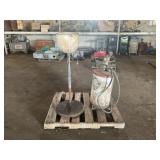 QUAKER STATE CARDBOARD GREASE PUMP AND OIL