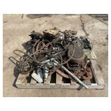 LARGE LOT OF CHAIN HOISTS AND MORE