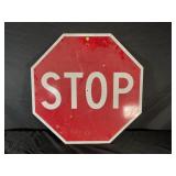 METAL STOP SIGN -  30" X 30":