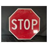 METAL STOP SIGN -  30" X 30":