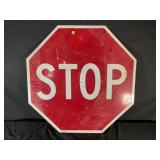 METAL STOP SIGN -  30" X 30":