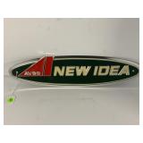 AVCO NEW IDEA METAL EMBOSSED IMPLEMENT EMBLEM -18