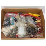 LARGE LOT OF SLOT CAR PARTS. ELDON, AURORA, AND