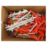 LARGE LOT OF SLOT CAR TRACK PIECES. AURORA AFX,
