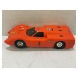 VINTAGE ORANGE FORD GT 40 MODEL J SLOT CAR