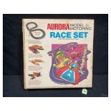 AURORA MODEL MOTORING RACE SET COMPLETE SET IN