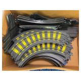 LARGE LOT OF MATTEL SLOT CAR TRACK WITH POWER