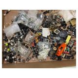 LARGE LOT OF SLOT CAR PARTS FOR PARTS OR REPAIR
