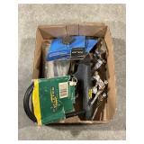 LOT OF BIKE LOCKS, AND STRAPS