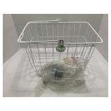 ONE WHITE WALD FRONT BIKE BASKET