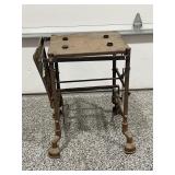 VINTAGE METAL ADJUSTABLE WORK STATION WITH