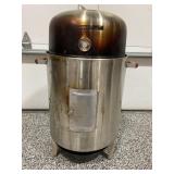STAINLESS BRINKMAN CHARCOAL SMOKER WITH COVER
