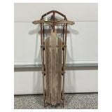 VINTAGE METAL RAIL SLED
