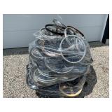 PALLET OF BIKE WHEELS. HUFFY, SCHWINN AND MORE