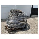PALLET OF BIKE WHEELS. HUFFY, SCHWINN AND MORE