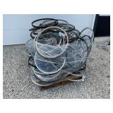 PALLET OF BIKE WHEELS. HUFFY, SCHWINN AND MORE