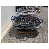 PALLET OF BIKE WHEELS. HUFFY, SCHWINN AND MORE