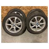LOT OF 4 BRIDGESTONE BLIZZAK BMW