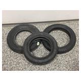 LOT OF 3 MOPED TIRES 1 4X10 1 3X12 1 100/80X10