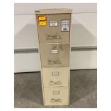 FOUR DRAWER METAL FILE CABINET