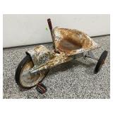 VINTAGE KIDS TRIKE WITH REAR STEERING