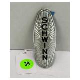 SCHWINN SUNBURST HEAD BADGE LIGHT DAMAGE