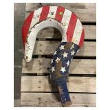 VINTAGE HEAVY DUTY TRUCK RECEIVER AMERICAN FLAG