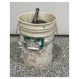 BUCKET OF BIKE PARTS. SCHWINN, HUFFY, AND MORE