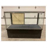 GLASS DISPLAY CASE 48" X 22" X 38"