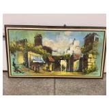 JAMES C FREDRICKS HAND PAINTED OIL PAINTING 29"