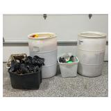 LARGE SUPPLY OF PAINTBALL GUN SUPPILES.