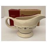 LONGABERGER POTTERY WOVEN TRADITIONS BLUE SAUCE