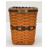 LONGABERGER MINIATURE 1997 J.W. COLLECTION WASTE