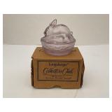 LONGABERGER MINIATURE EASTER BUNNY DISH IN