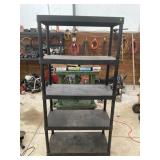 5 TIER PLASTIC GARAGE STORAGE SHELVING RACK - 36"
