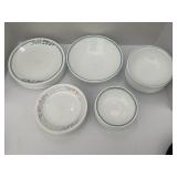 LARGE LOT OF CORELLE PLATES AND BOWLS