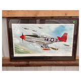 SAM LYONS LIMITED EDITION FRAMED AND MATTED RED